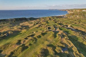 Royal Portrush 8th And 10th Greens Aerial